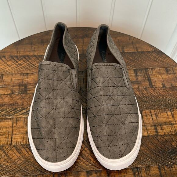 Global Win Women’s 11 Gray Quilted Slip On Loafer Sneaker - Picture 3 of 10